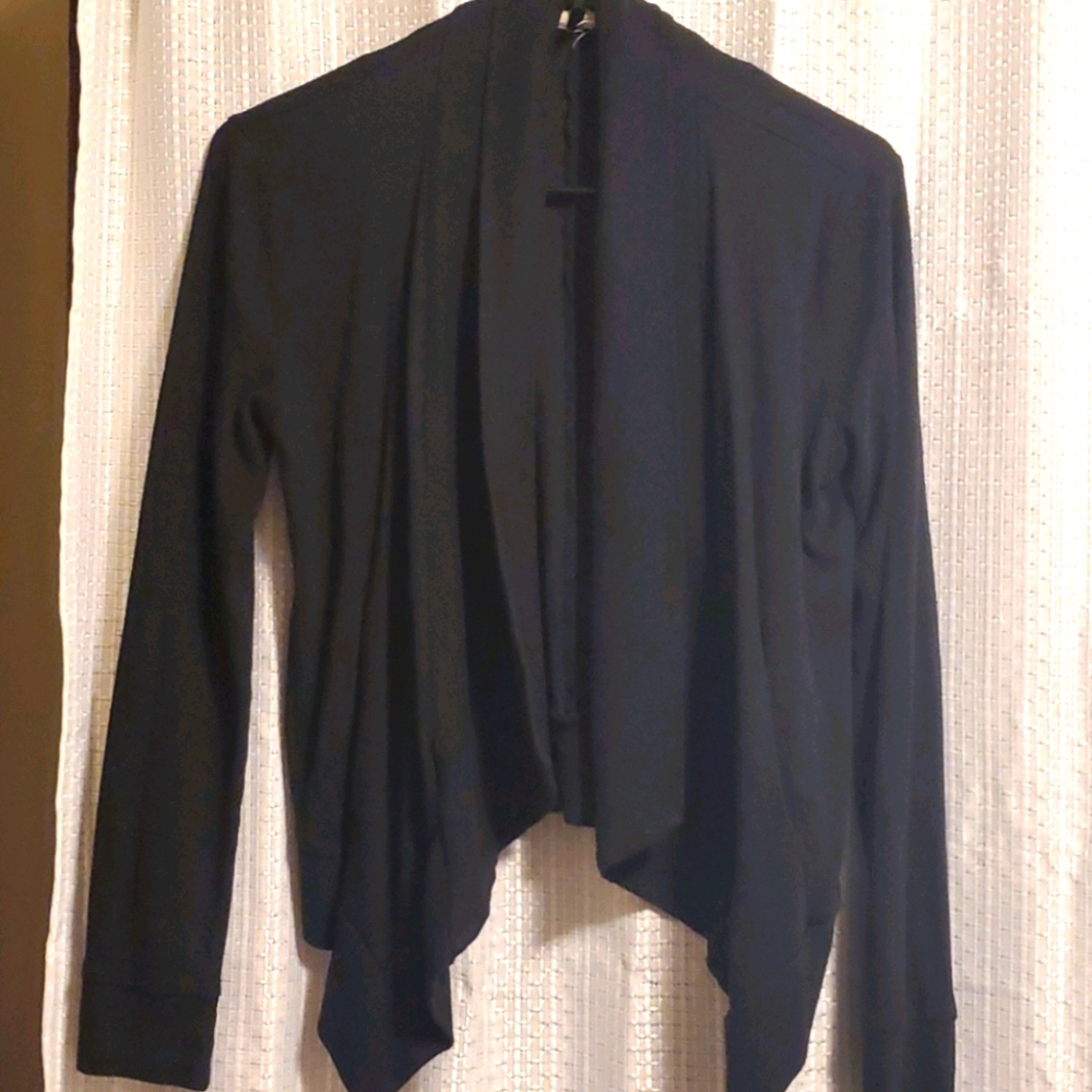 Black cardigan